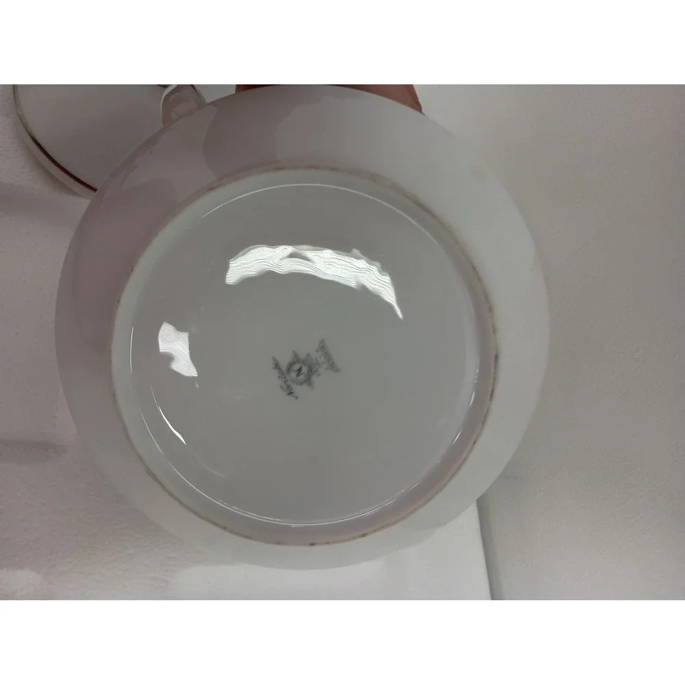 VTG Noritake Round Covered Vegetable‎ Dish White Silver Filigree Pattern Serving